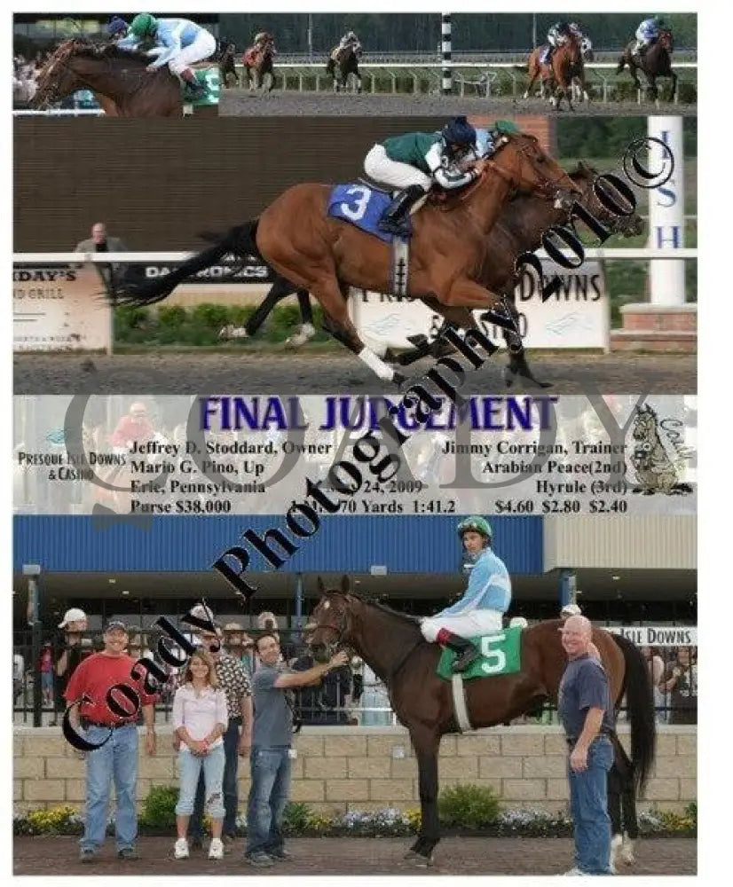 Final Judgement - 5 24 2009 Presque Isle Downs