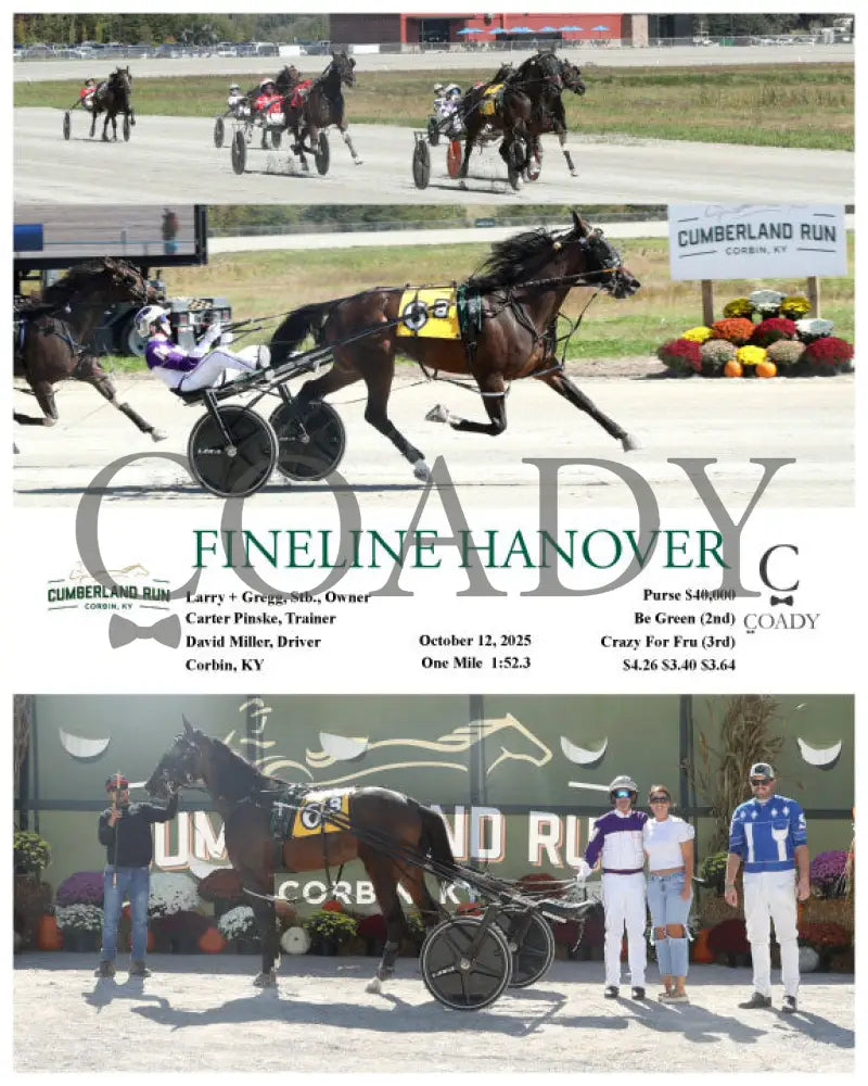 FINELINE HANOVER - 10-12-25 - R03 - CMR Presque Isle Downs