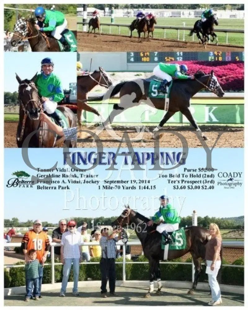 Finger Tapping - 091914 Race 04 Btp Belterra Park