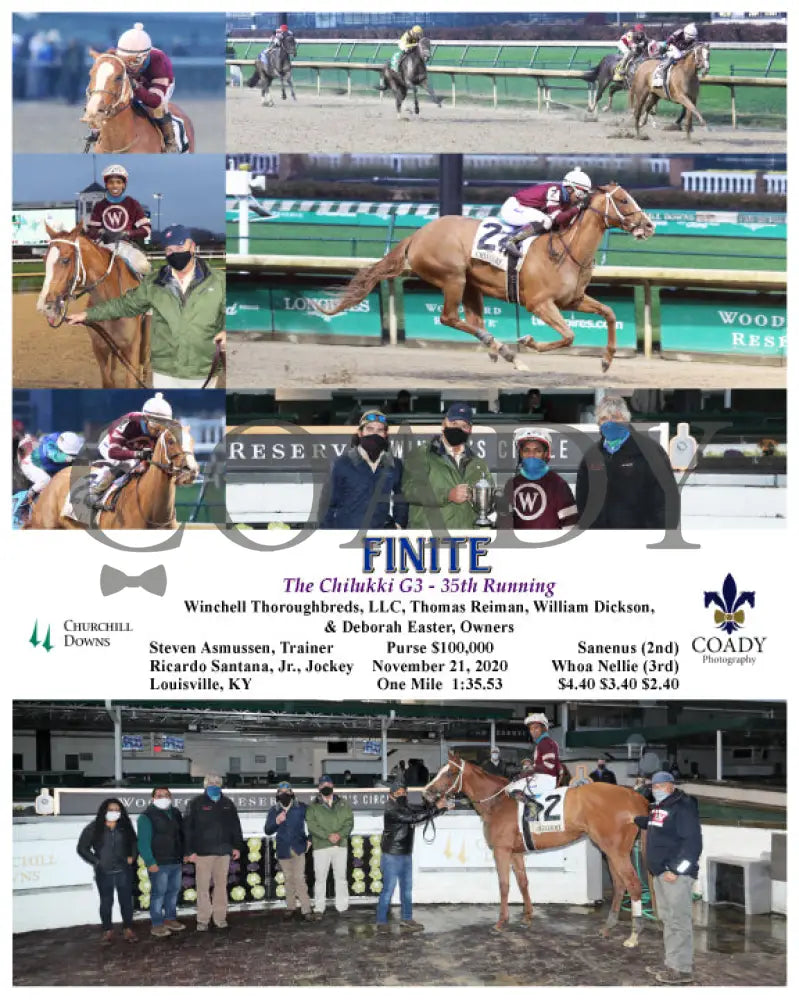 Finite - The Chilukki G3 35Th Running 11-21-20 R09 Cd Churchill Downs
