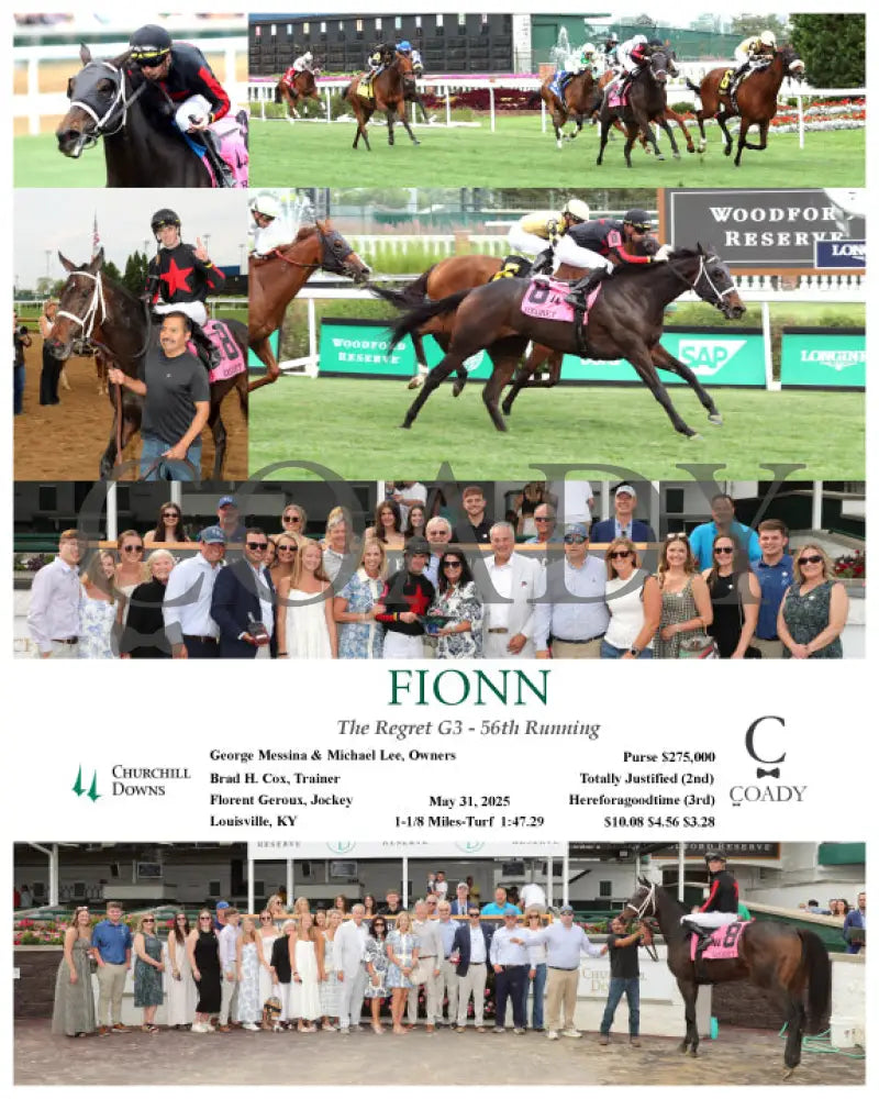 FIONN - The Regret G3 - 56th Running - 05-31-25 - R11 - CD Churchill Downs