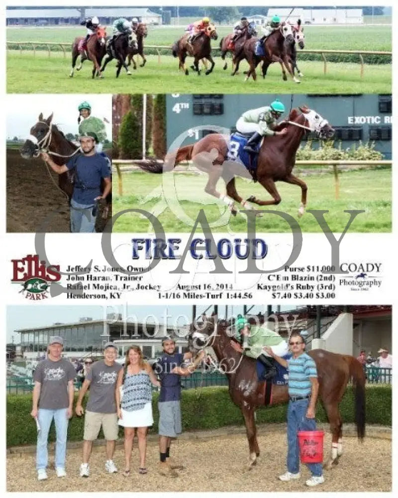 Fire Cloud - 081614 Race 04 Elp Ellis Park