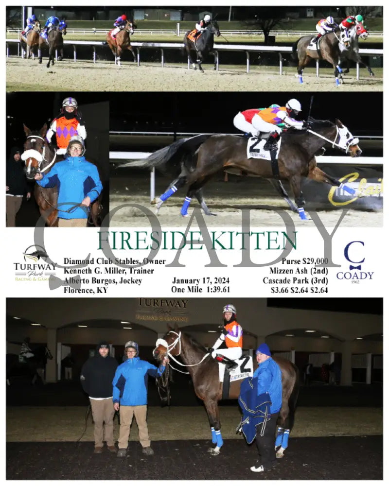 Fireside Kitten - 01-17-24 R04 Tp Turfway Park
