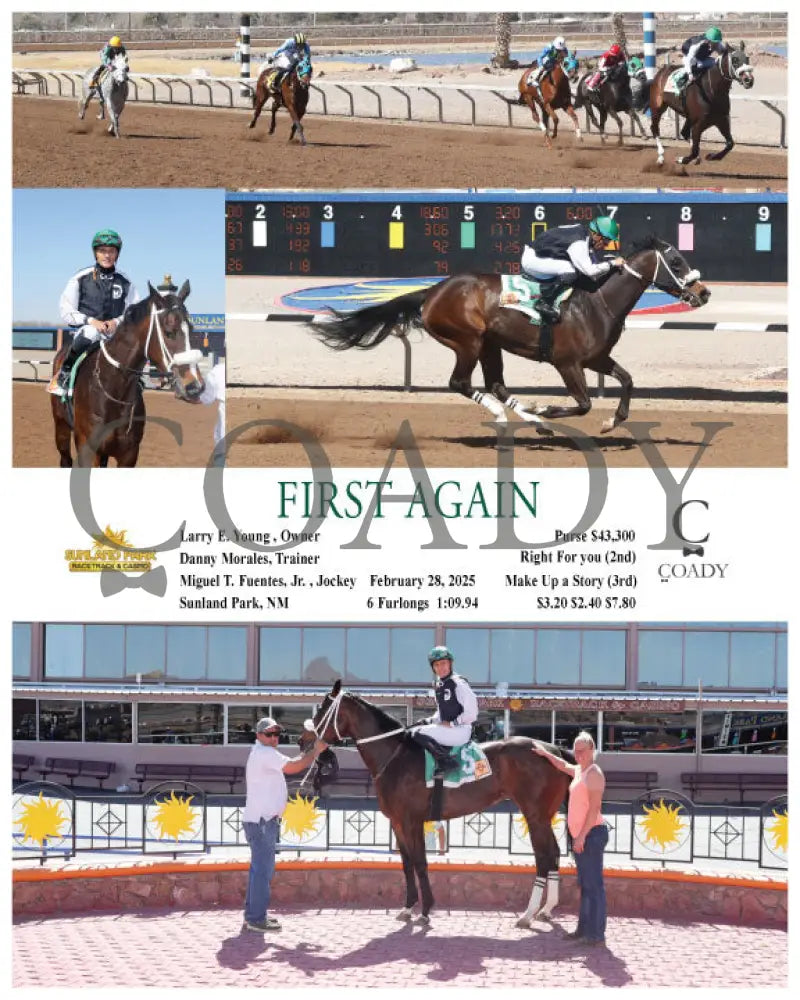 FIRST AGAIN - 02-28-25 - R02 - SUN Turfway Park