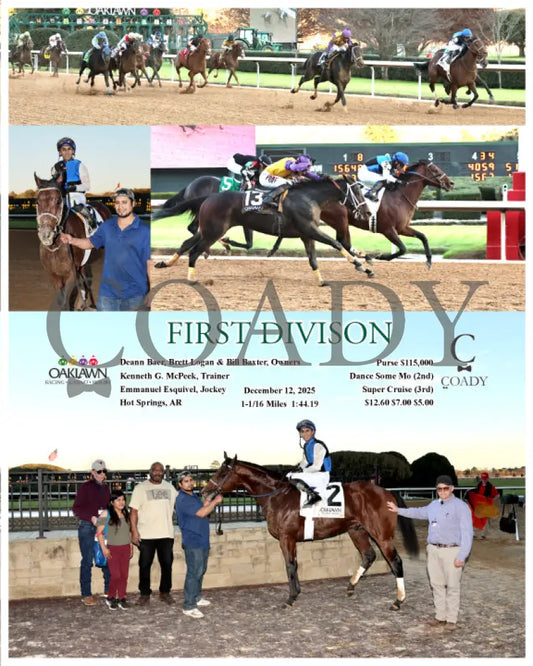 FIRST DIVISON - 121225 - Race 09 - OP - Coady Media - Kurtis Coady Photography