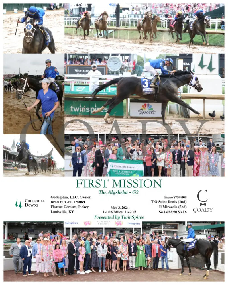 First Mission - The Alysheba G2 05-03-24 R07 Cd Churchill Downs