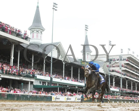 First Mission - The Alysheba G2 05-03-24 R07 Churchill Downs Under Rail 01 John Gallagher