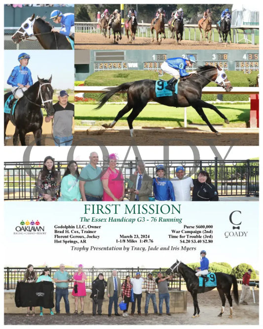 First Mission - The Essex Handicap G3 76 Running 03 - 23 - 24 R09 Op Oaklawn Park