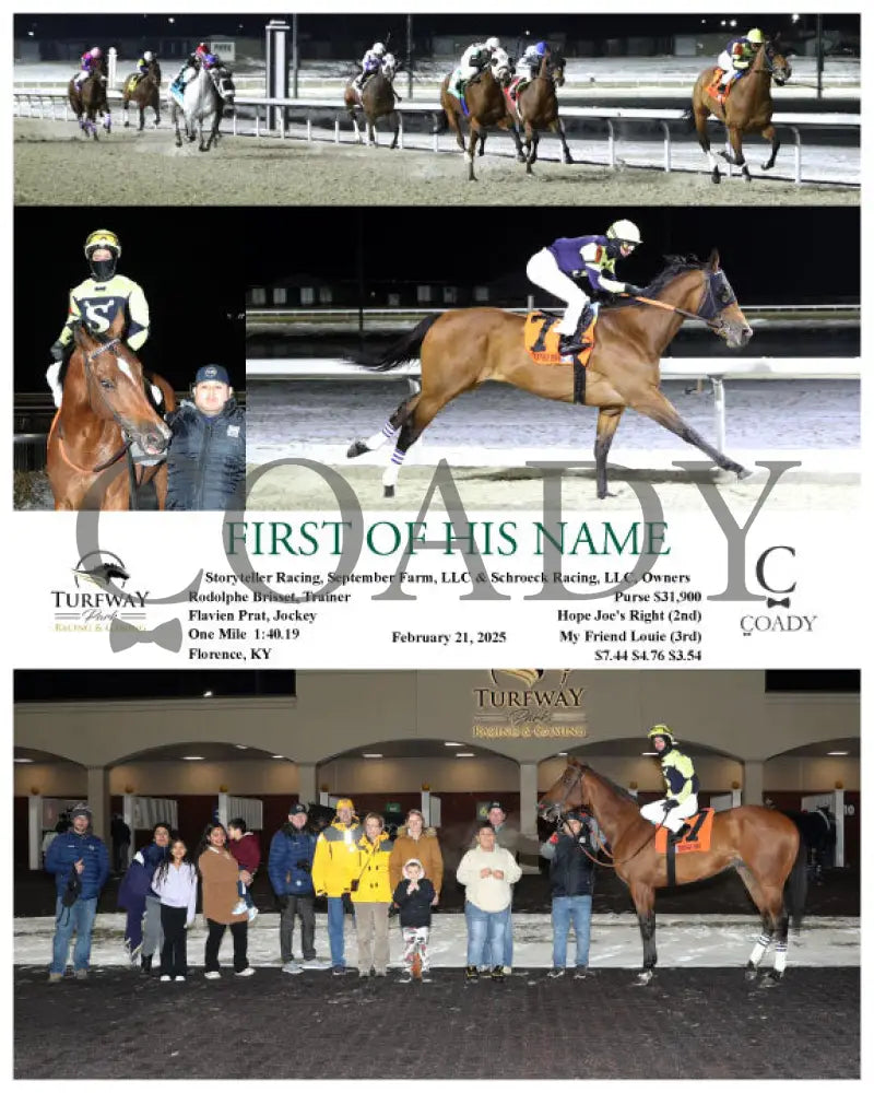 FIRST OF HIS NAME - 02-21-25 - R05 - TP Turfway Park