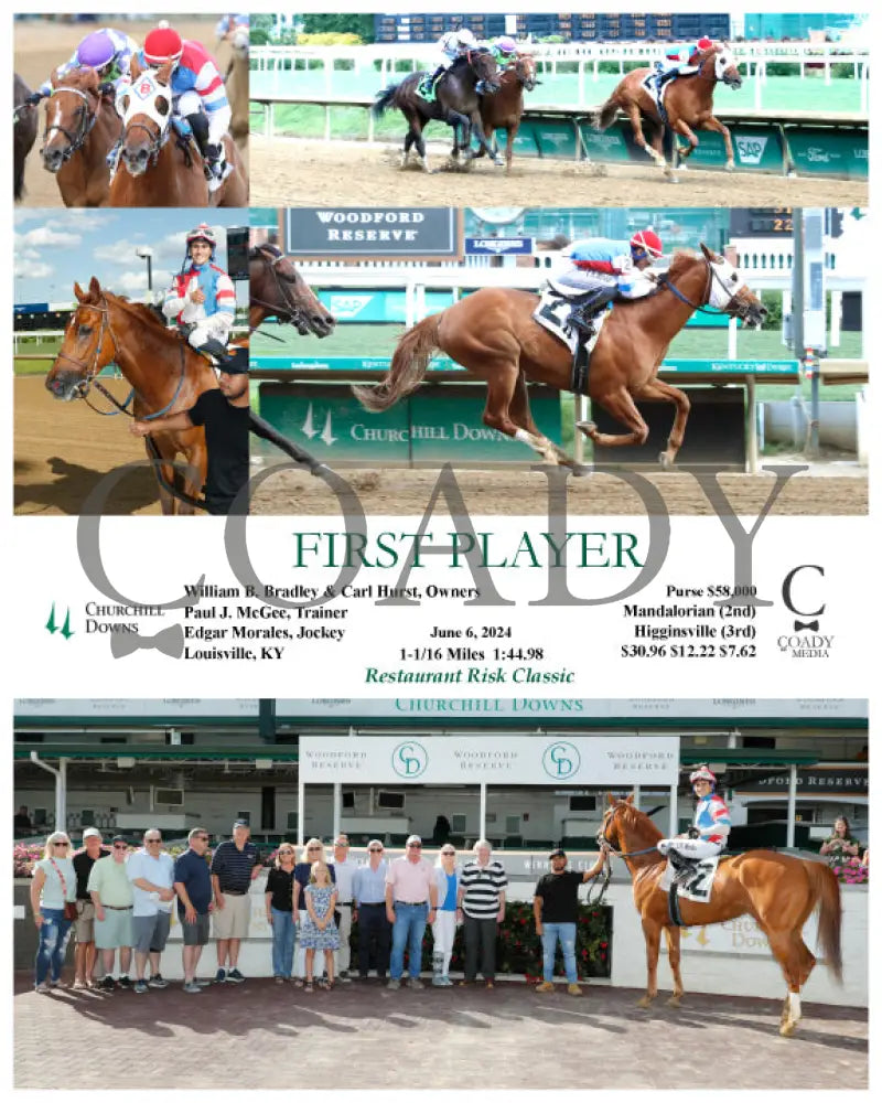 First Player - 06-06-24 R03 Cd Churchill Downs