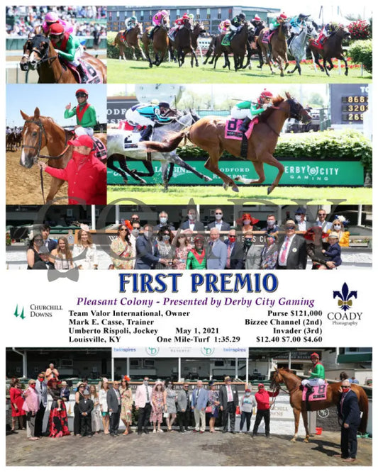 First Premio - Pleasant Colony Presented By Derby City Gaming 05-01-21 R04 Cd Churchill Downs