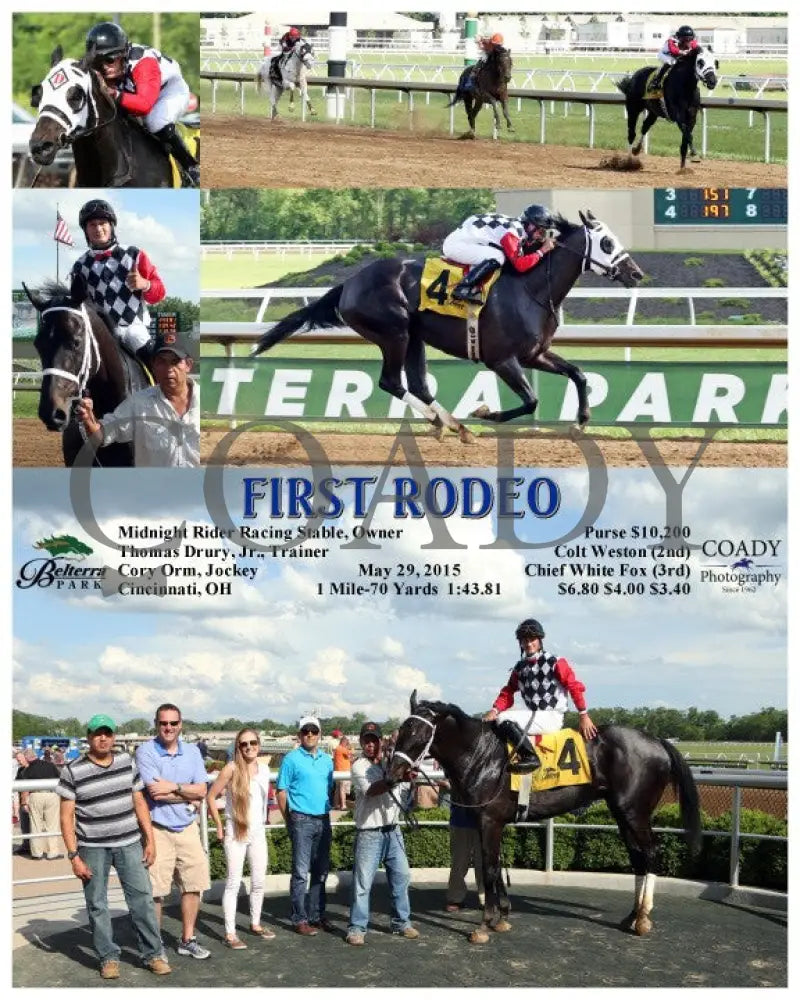 First Rodeo - 052915 Race 06 Btp Belterra Park