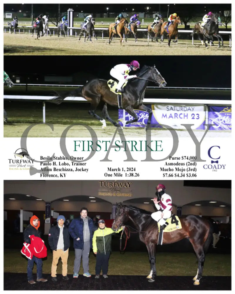 First Strike - 03-01-24 R09 Tp Turfway Park