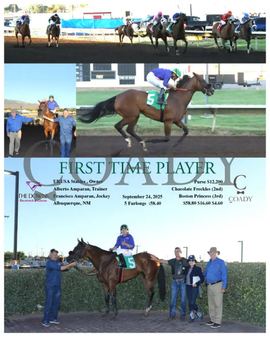 FIRST TIME PLAYER - 09-24-25 - R02 - ALB Downs at Albuquerque