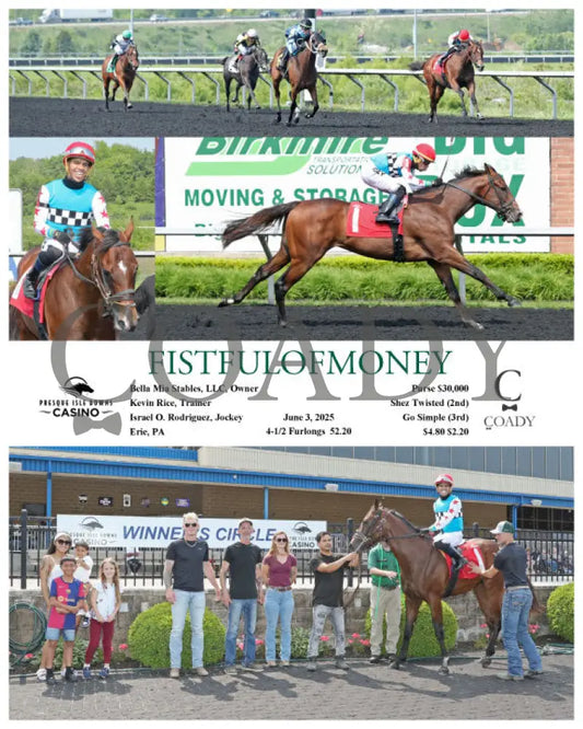 FISTFULOFMONEY - 06-03-25 - R01 - PID Presque Isle Downs