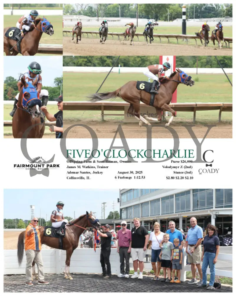 FIVEO’CLOCKCHARLIE 08 30 25 R04 FP Fanduel Sportsbook Horse Racing