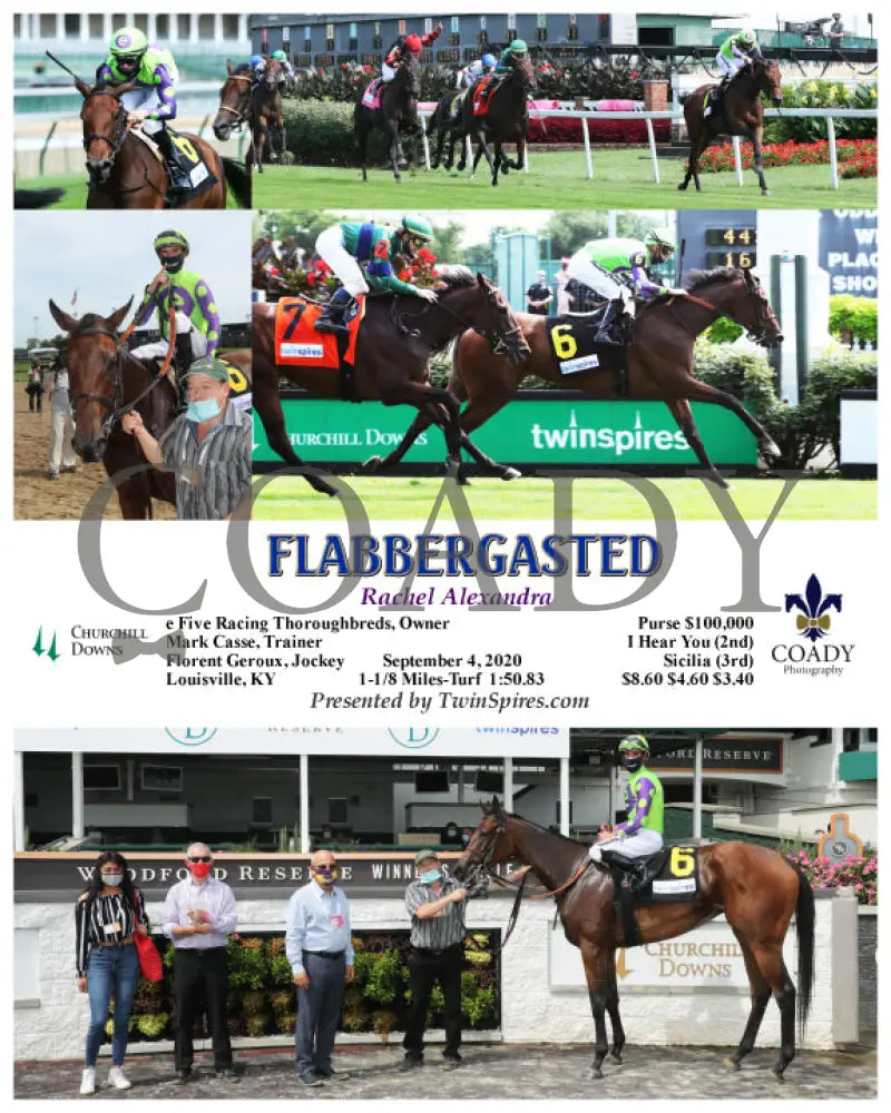 Flabbergasted - Rachel Alexandra 09-04-20 R07 Cd Churchill Downs