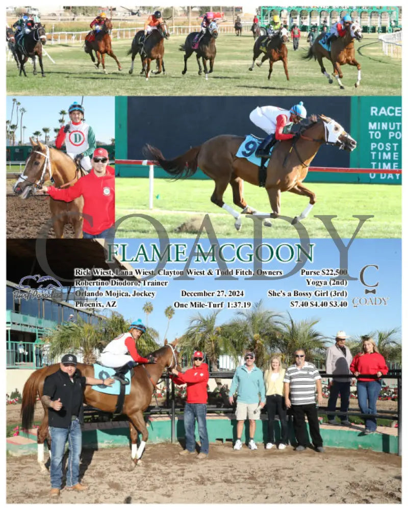 Flame Mcgoon - 12-27-24 R06 Tup Turf Paradise