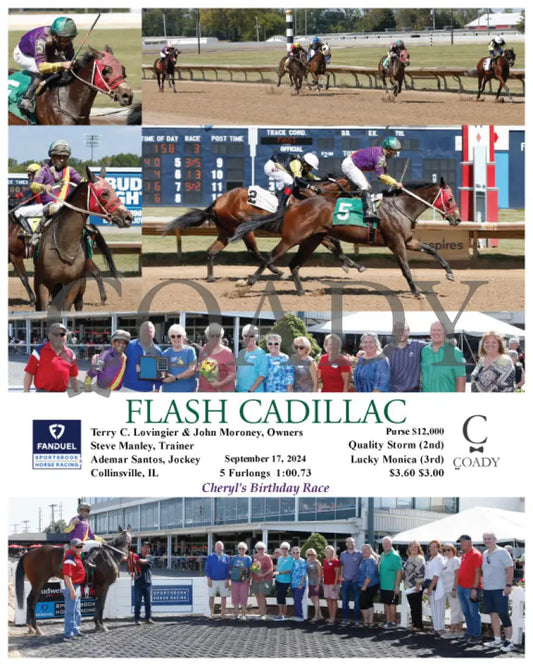 Flash Cadillac - 09-17-24 R03 Fan Fanduel Sportsbook Horse Racing