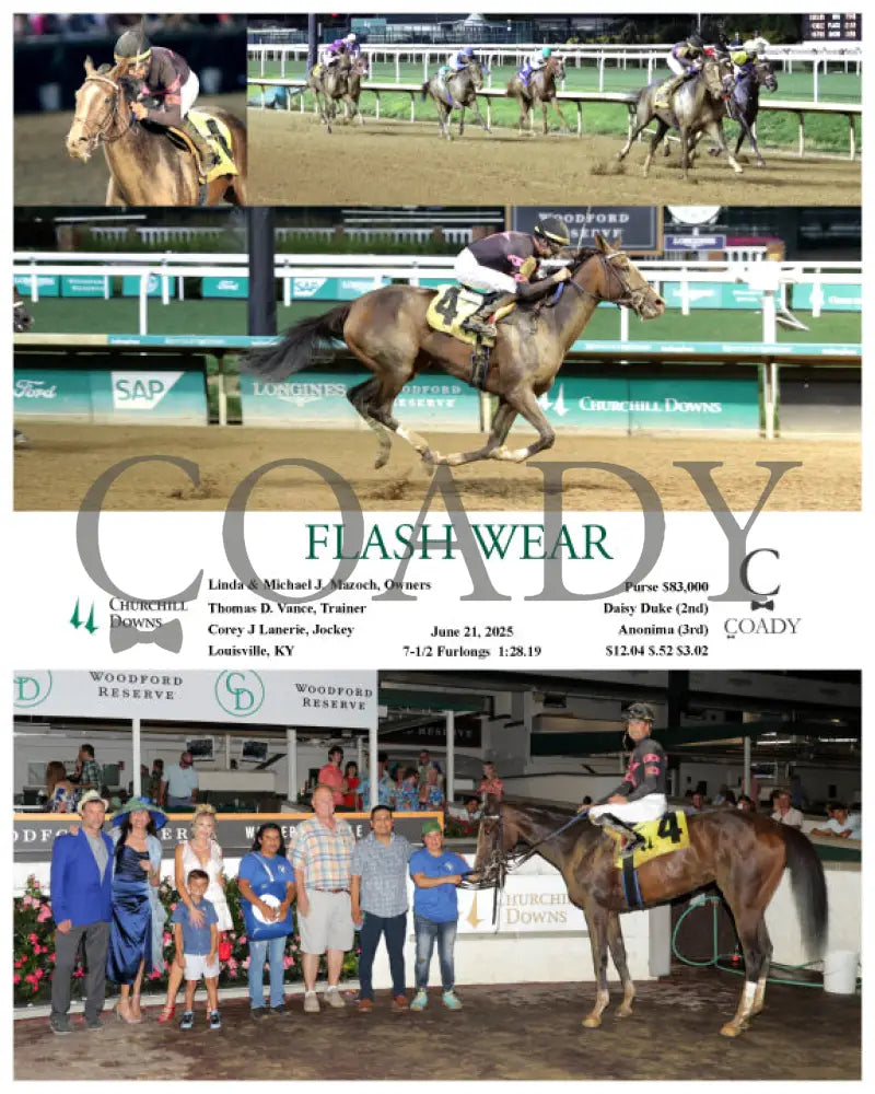 FLASH WEAR - 06-21-25 - R08 - CD Churchill Downs