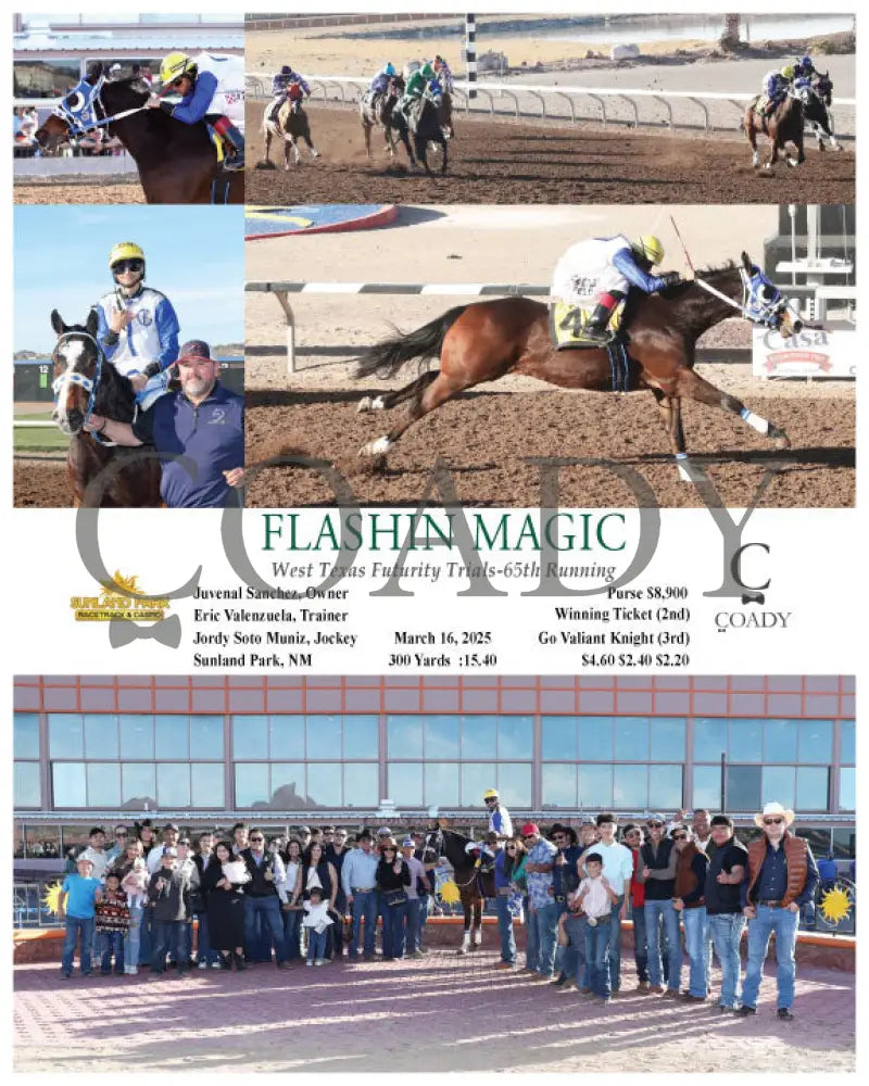 FLASHIN MAGIC - West Texas Futurity Trials-65th Running - 03-16-25 - R12 - SUN Sunland Park