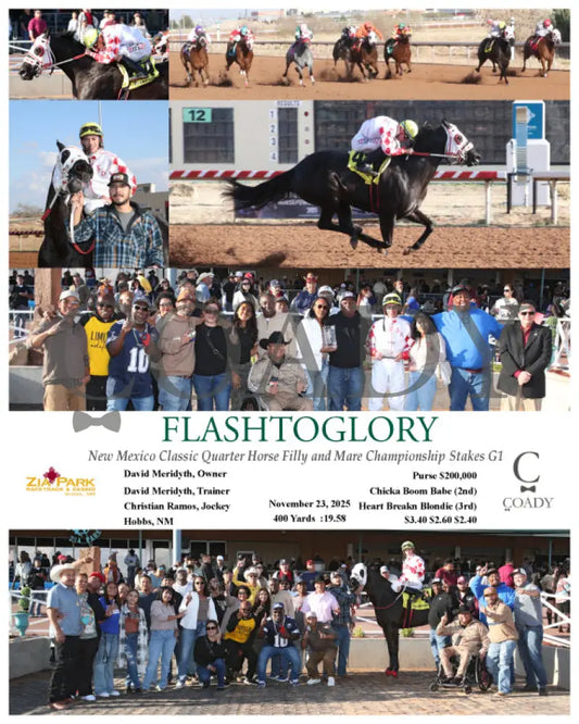 FLASHTOGLORY - New Mexico Classic Quarter Horse Filly and Mare Championship Stakes G1 - 11-23-25 - R07 - ZIA - Coady Media - Kurtis Coady Photography