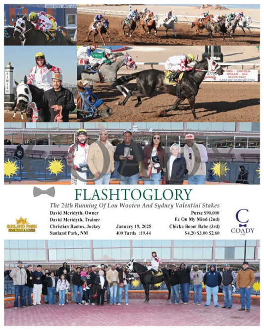 Flashtoglory - The 24Th Running Of Lou Wooten And Sydney Valentini Stakes 01-19-25 R08 Sun Turfway