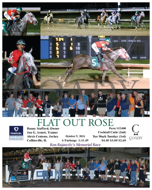 Flat Out Rose - 10-05-24 R01 Fan Fanduel Sportsbook Horse Racing