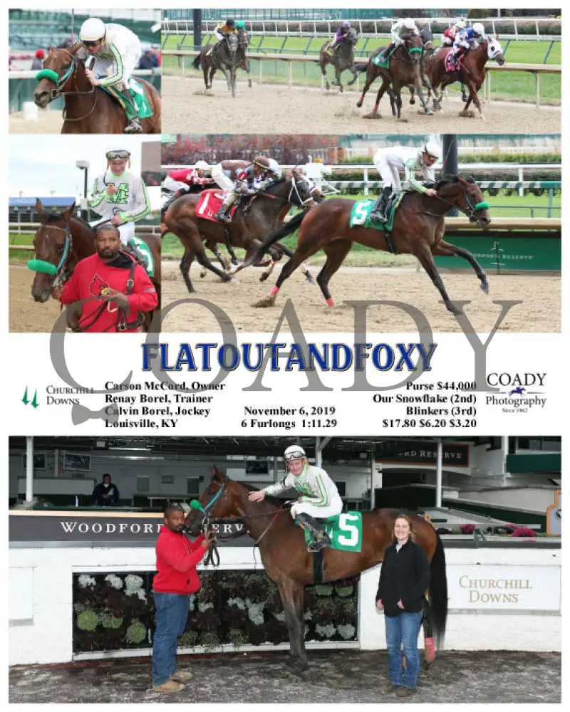 Flatoutandfoxy - 11-06-19 R05 Cd Churchill Downs