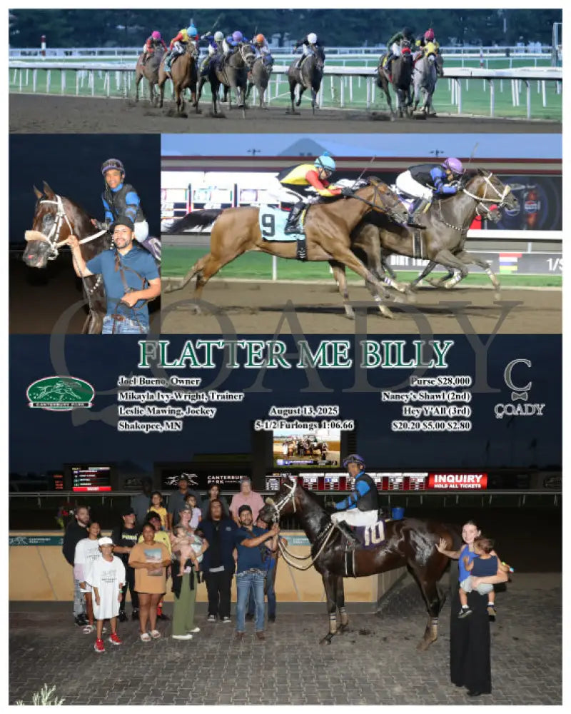 FLATTER ME BILLY - 08-13-25 - R07 - CBY Canterbury Park