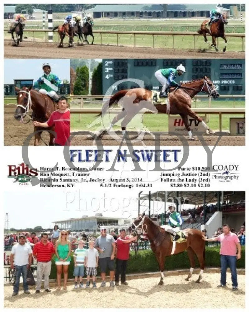 Fleet N Sweet - 080314 Race 02 Elp Ellis Park