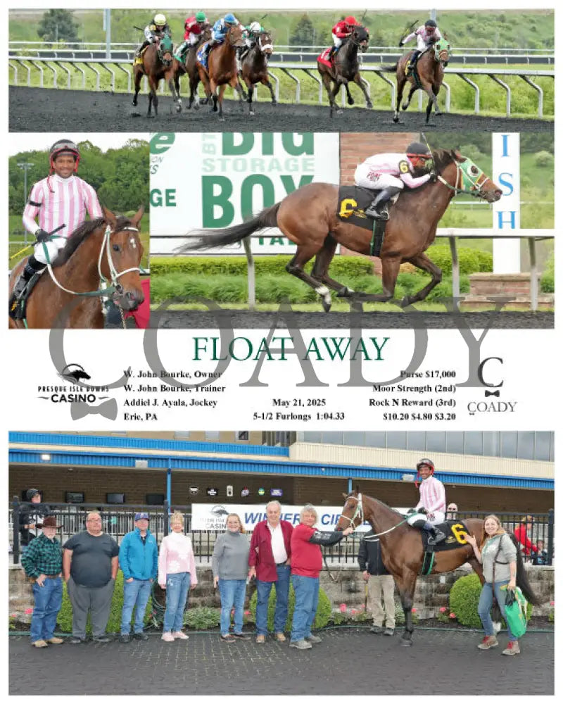 FLOAT AWAY - 05-21-25 - R01 - PID Presque Isle Downs