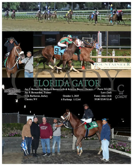 FLORIDA GATOR - 10-01-25 - R07 - MNR Mountaineer Park