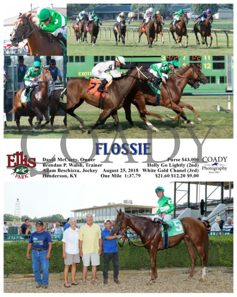 Flossie - 082518 Race 09 Elp Ellis Park