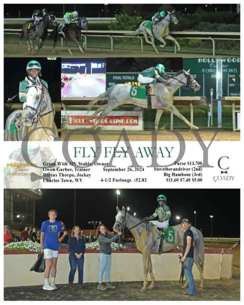 Fly Away - 09-26-24 R04 Ct Hollywood Casino At Charles Town Races