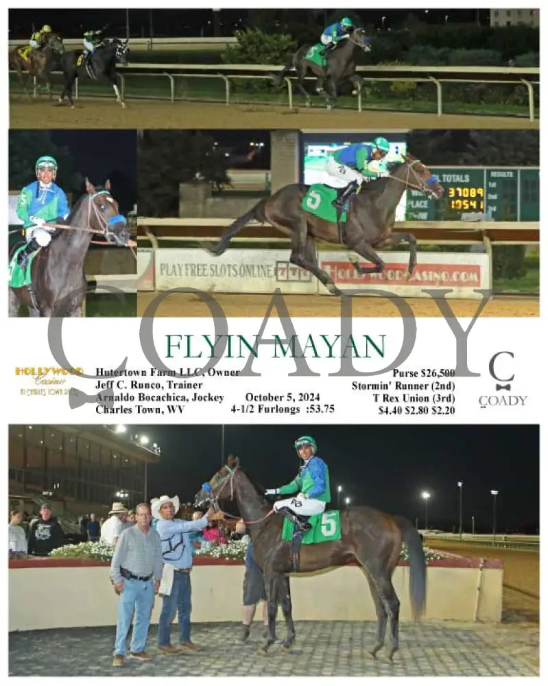 Flyin Mayan - 10-05-24 R01 Ct Hollywood Casino At Charles Town Races