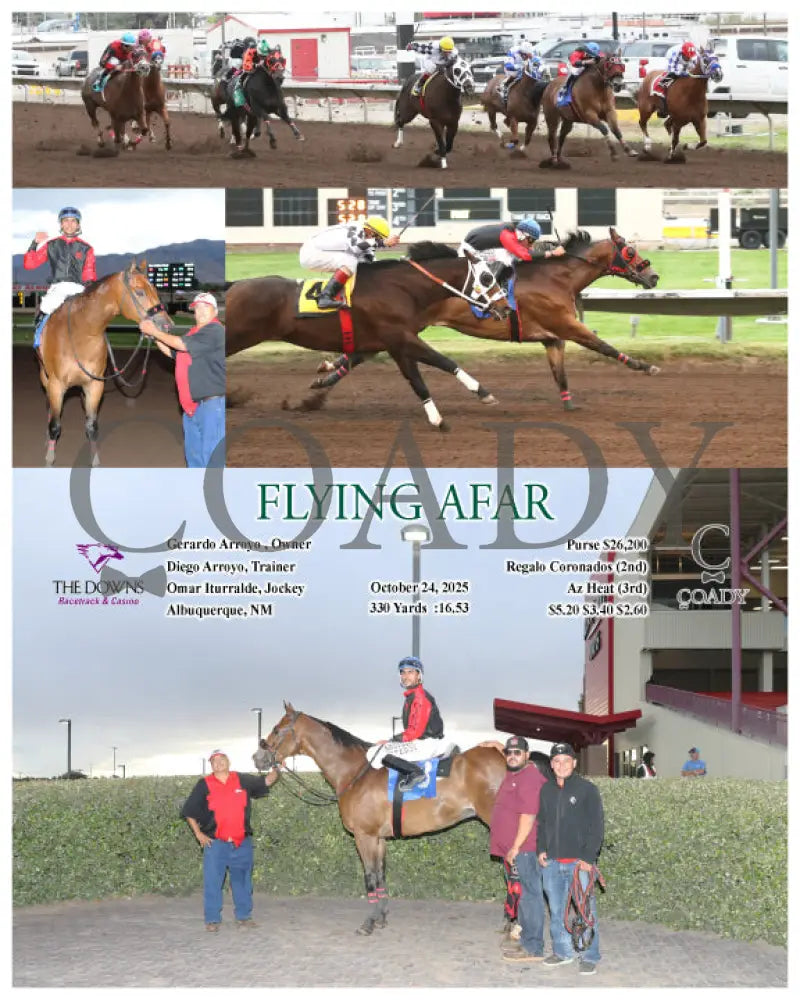 FLYING AFAR - 10-24-25 - R08 - ALB Downs at Albuquerque