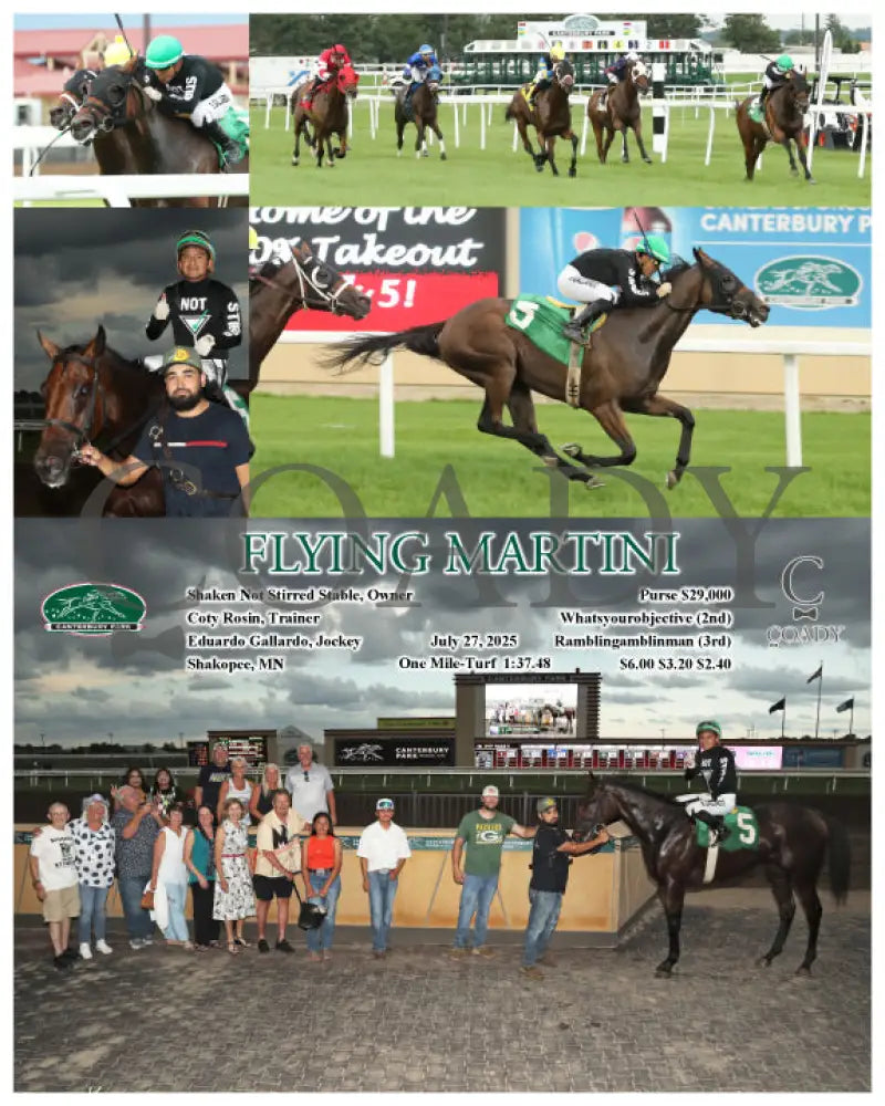 FLYING MARTINI - 07-27-25 - R04 - CBY Canterbury Park
