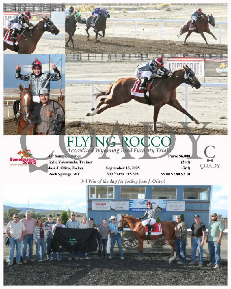 FLYING ROCCO - Accredited Wyoming Bred Futurity Trials - 09-13-25 - R12 - SWF - Coady Media - Kurtis Coady Photography