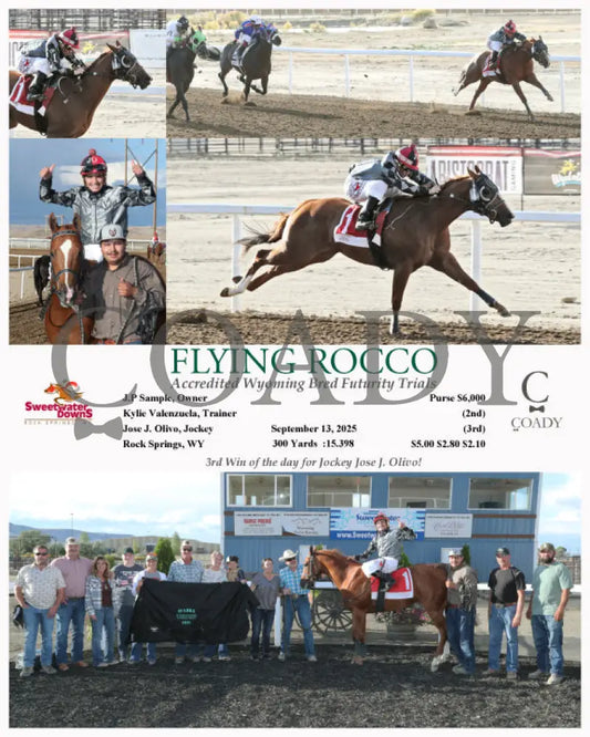 FLYING ROCCO - Accredited Wyoming Bred Futurity Trials - 09-13-25 - R12 - SWF - Coady Media - Kurtis Coady Photography