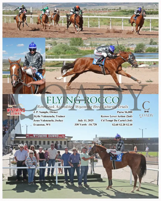 FLYING ROCCO - Ron Cook Accredited Wyoming Bred Futurity Trials - 07-11-25 - R05 - WYO Wyoming Downs