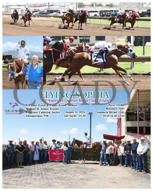 Flying Sophia - All American Quarter Horse Oaks Trials 08-11-24 R01 Alb Downs At Albuquerque