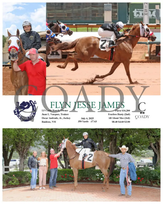 FLYN JESSE JAMES - 07-06-25 - R02 - RUI Ruidoso Downs