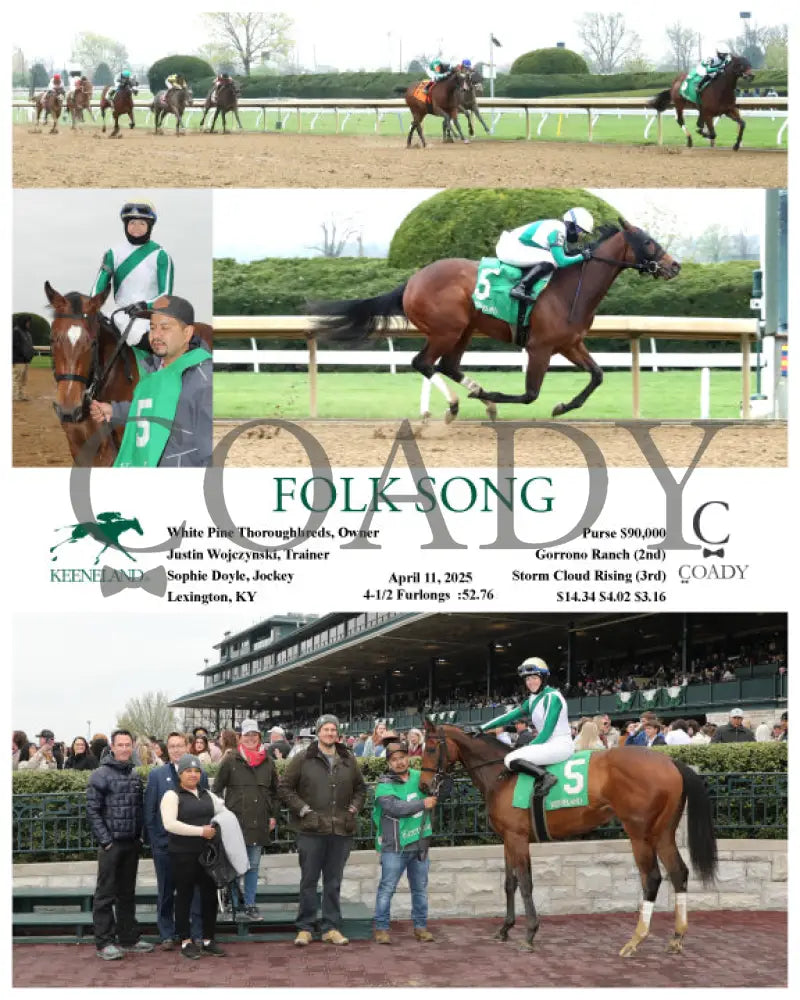 FOLK SONG - 04-11-25 - R02 - KEE Keeneland