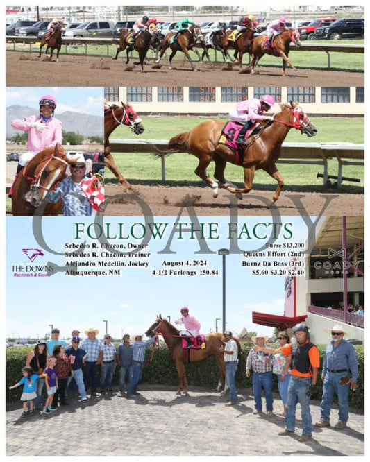 Follow The Facts - 08-04-24 R06 Alb Downs At Albuquerque