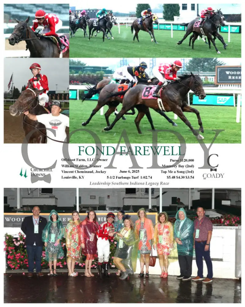 FOND FAREWELL - 060625 - Race 03 - CD - G Churchill Downs