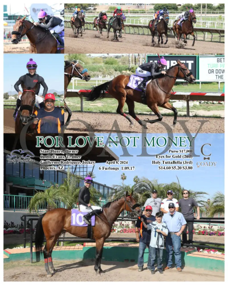 For Love Not Money - 04 - 08 - 24 R07 Tup Turf Paradise