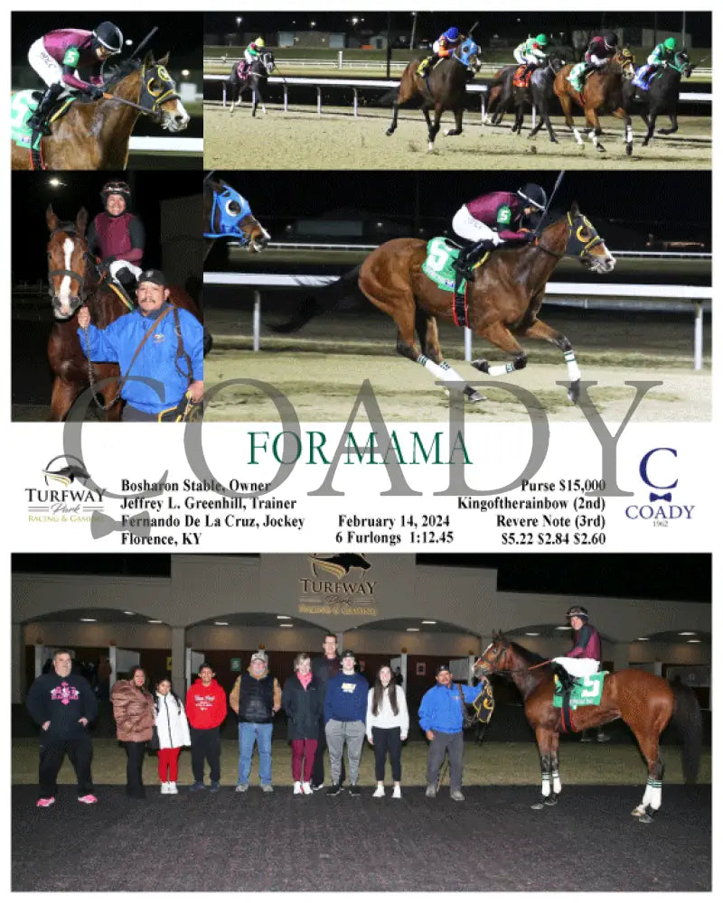 For Mama - 02-14-24 R03 Tp Turfway Park
