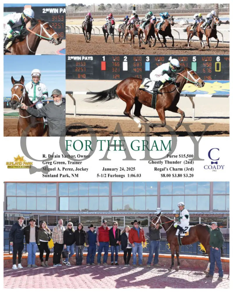 For The Gram - 01-24-25 R05 Sun Turfway Park