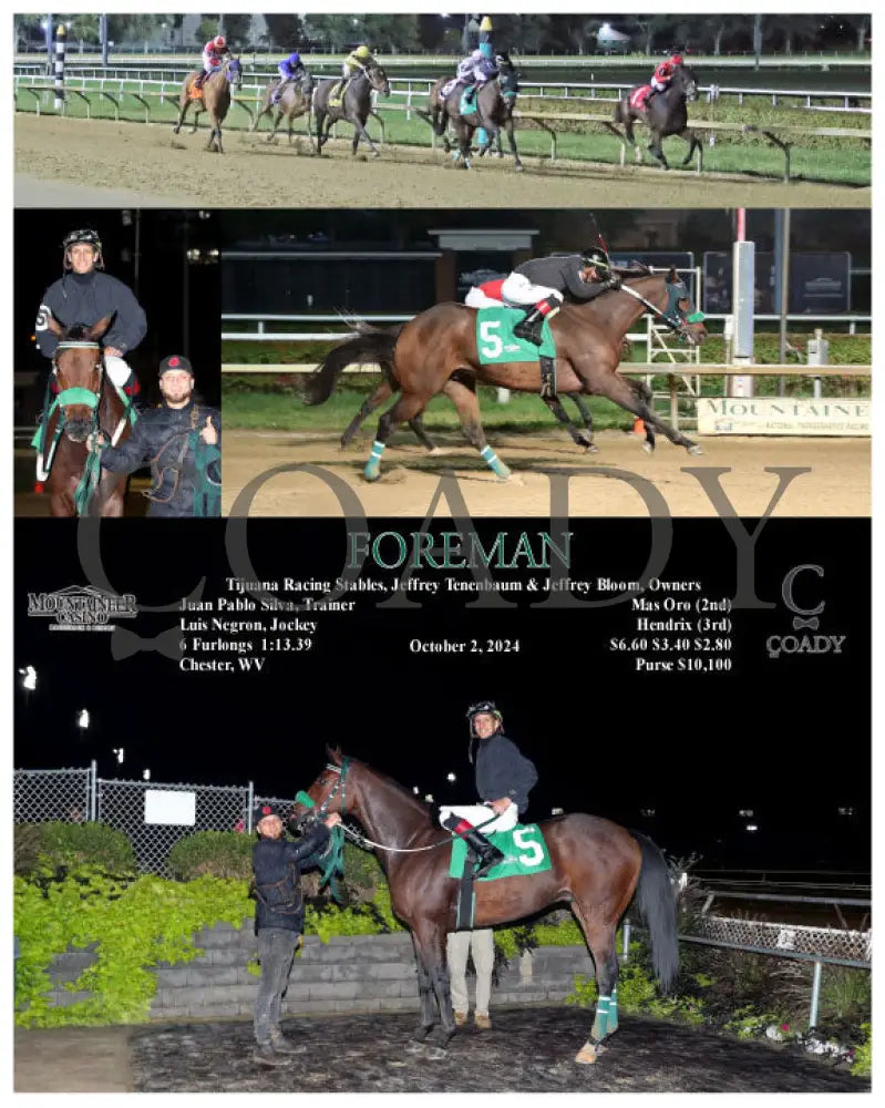 Foreman - 10-02-24 R06 Mnr Mountaineer Park